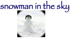 Snowman in the Sky
